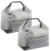 Clear Toiletry Bag 2 Pack, Water resistant Large Size Travel