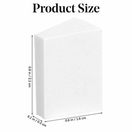 50 Pcs Miniatures Blank Books Dollhouse Books 1:12 Scale Mini Books Dollhouse Model Decoration Pretend Play Supplies Doll House Books for Kids (White)