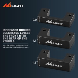 Nilight 2.5" Leveling Kit for Chevy Avalanche Silverado Suburban 1500 Tahoe Sierra Yukon XL1500 2007 2008 2009 2010 2011 2012 2013 2014 2015 2016 2017 2018 2019 2020 2021 2022 2023