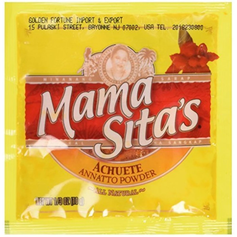 Mama Sita's Achuete Annatto Powder, 1/3oz (10g) 6 Pack