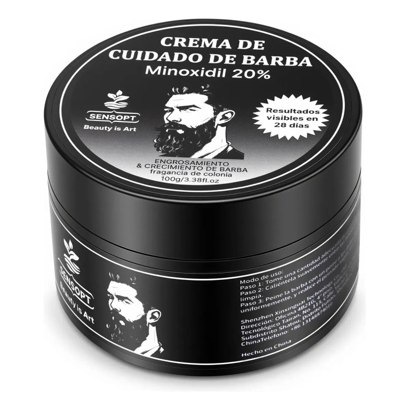 Bálsamo Ultra Potente Para Crecimiento De Barba Fina