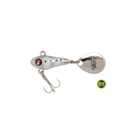 TICT Spin Bowy, 0.1 oz (4 g) #03 Zebra Glow Silus, 1.5 inches (38 mm)