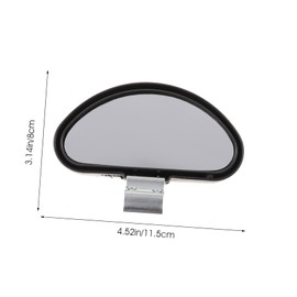 Ipetboom 2Pcs Car Side Rearview Mirrors Auxiliary Mirrors for Enhanced Driving Safety Easy Installation Stylish Design Compatible with Vehicles