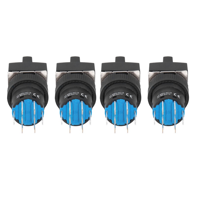 25Pcs Knob Selector Switch Self Locking 3 Speed with Light