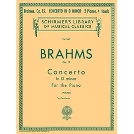 Concerto No. 1 in D Minor, Op. 15 (2-piano score): Schirmer Library of Classics Volume 1429 Piano Duet