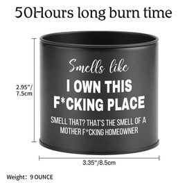 HITHESPO Funny Housewarming Candle Gifts, House Warming Gifts, New Home Gift Ideas for Women, Men, Couple, New Apartment Homeowner Gift for Home Buyers