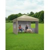 HarmonyHealth 10x10 Pop Up Canopy Tent Outdoor Canopy with 4