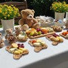 12 Set Baby Shower Prize Bear Shaped Cheese Board Gift,