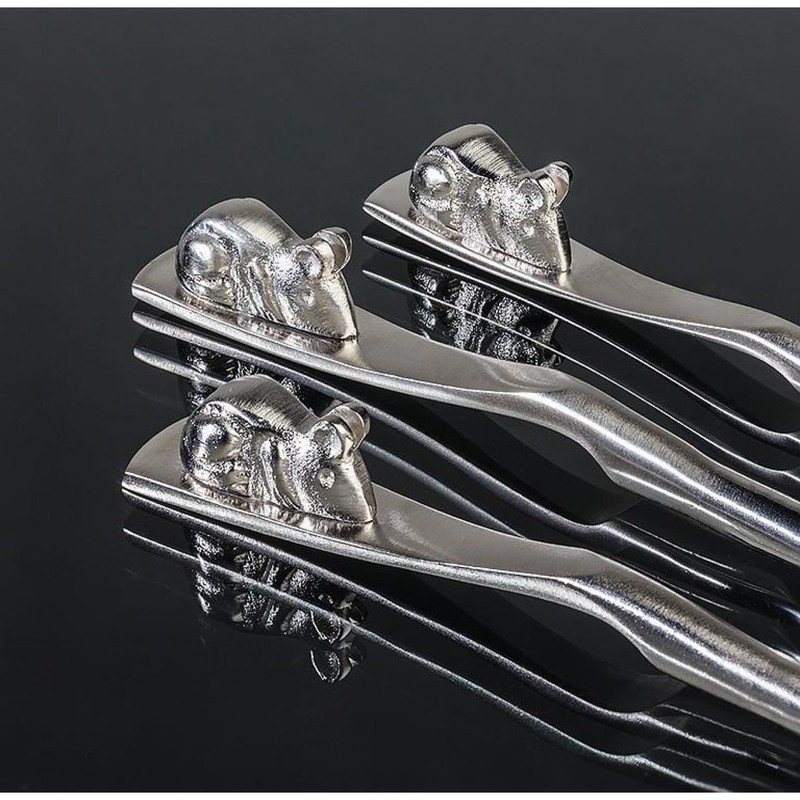 Abbott Collection Home 36-Squeak/Pate Spreader with Mouse, Silver