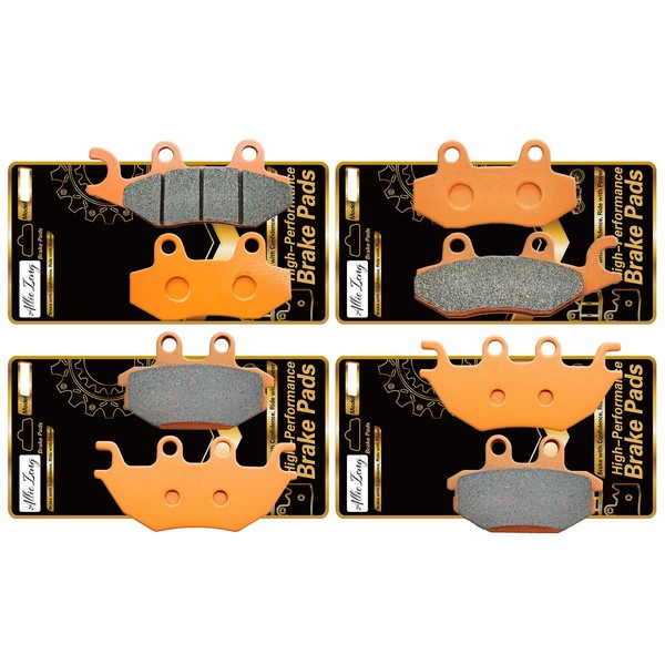 ALLIE ZENG High-Performance Motorcycle Brake Pads - Carbon Fiber, Low