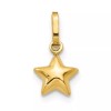 Unbranded 14K Yellow Gold Puffed Star Charm XCH157