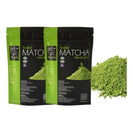 2 Pack De 50g Té Verde Matcha Orgánico Japones Kumoritea                                                                                              