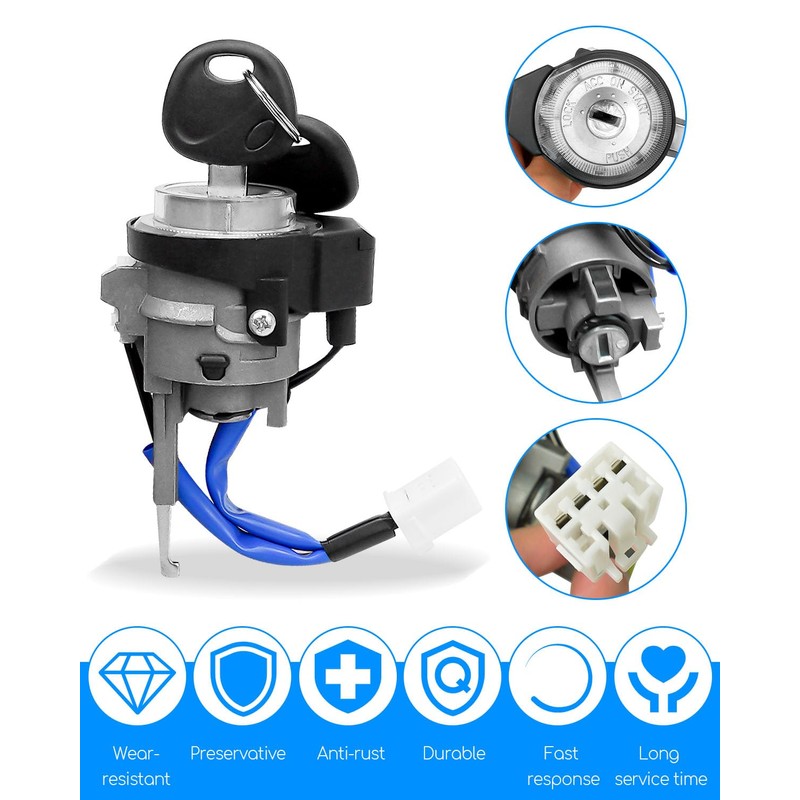 Ignition Lock Cylinder Switch Assembly Fit for Hyundai Elantra 2011-2016