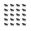 JZK 20x Micro Switch with Lever 3-Pin 125V 1A AC