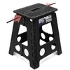 Delxo Folding Step Stool 16 Inch,Non-Slip Foldable Stools for Adults