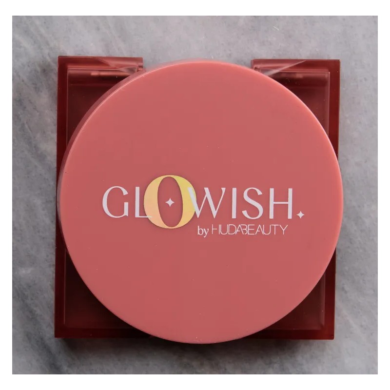 Rubor En Polvo Glowish De Hudabeauty Tono Milky Rose Milky
