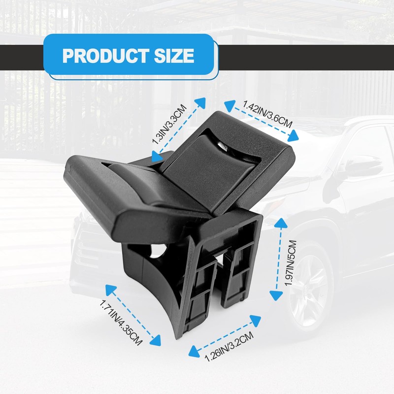 CmeRto Cup Holder Insert Divider, Compatible with 2014-2019 Toyota Highlander,