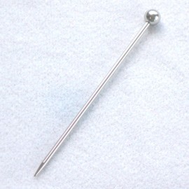 Nagao Pintxos Pick Hors D'oeuvres Pin with Balls, Set of 6, Stainless Steel, Made in Japan