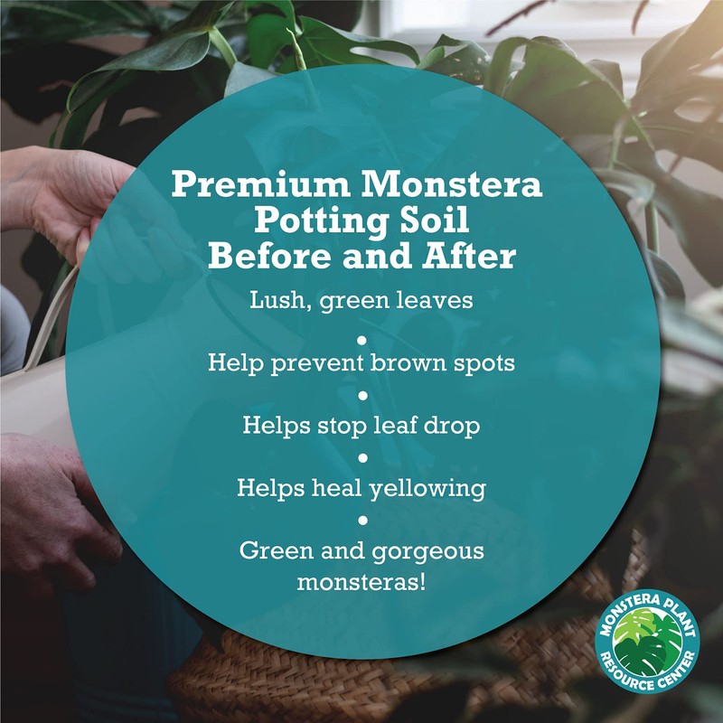 Premium Monstera Potting Soil | Quick Draining, Nutrient Rich Living