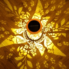 Kelvinlux Cardinal Solar Lanterns Outdoor Waterproof, 13.4'' Large Lamps, Upgraded 2000mAH Battery, Metal Christmas Gifts for Women, Garden Decor