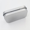 Goodma 20 Pieces Rectangular Metal Empty Hinged Tins Containers Basic
