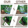 Luminora 7x5ft Fabric Tropical Rainforest Backdrop Jungle Rainforest Safari Animal