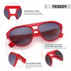FEISEDY Sunglasses Women Men Polarized, Small 70s Aviator Frame, Retro