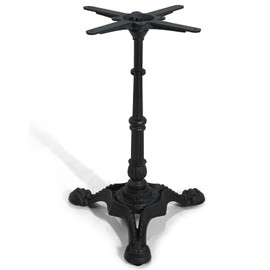 BOKKOLIK Vintage Self-Stabilizing Table Base-Industrial Cast Iron Furniture Base-30 inch Dining Table Height-Accommodates Square Table Tops Up to 30', Round Table Tops Up to 32'