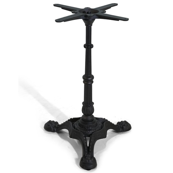 BOKKOLIK Vintage Self-Stabilizing Table Base-Industrial Cast Iron Furniture Base-30 inch