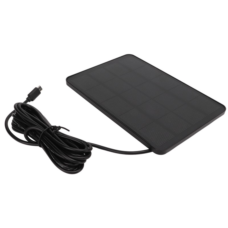 Solar Charging Panel Monocrystalline Silicon 4W 5V with Charging Cable
