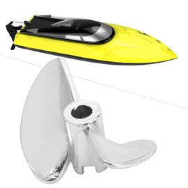 Sharainn Boat Propeller 35mm Aluminum Alloy Fit for FeiLun FT016 FT007 FT012 FT009 FT011 FT010 FT016 (Silver S)