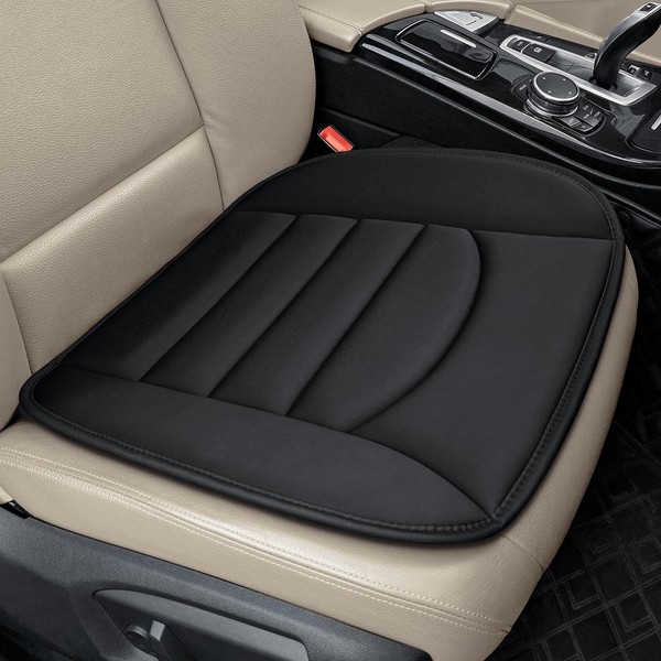 BOPUOVRE Memory Foam Car Seat Cushion with Breathable Fabric &