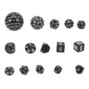 15Pcs Polyhedral Dice Set Acrylic D3 to D100 Table Gaming