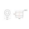 sourcing map Bearing Sleeve 5mm Bore x 9mm OD x