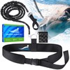 Swimming Training Belt, 2.5-7.5M Adjustable Swimming Resistance Bands, Static Swimming