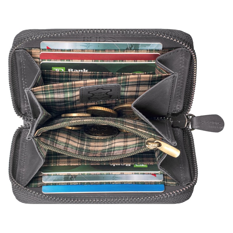 Benthill Small Leather Wallet | Mini Purse Women's with RFID