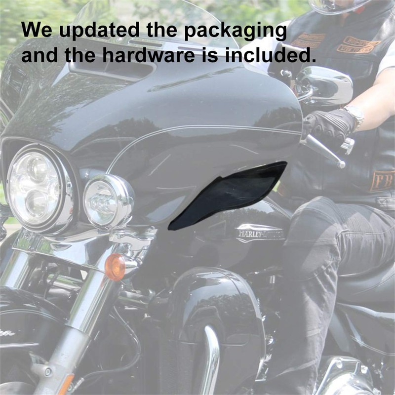 KIWI MASTER New Adjustable Air Deflectors Side Wings Windshield Fairing