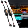 2Pcs LED Canbus Headlight Decoder Device PVC Material Anti-Flicker Resistors