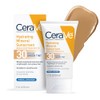 CeraVe Tinted Sunscreen with SPF 30 Hydrating Mineral Sunscreen With