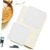 Tofficu White Memo Cube Refill Blank Paper Note Pad Non-Sticky