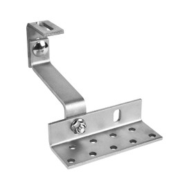 Sunex Roof Hook STR 1 6/6/5 mm Adjustable Stainless Steel 1.4016 Bracket Photovoltaic Solar System Pack of 1