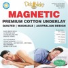 Dick Wicks Premium Cotton Quilted Magnetic Naked Underlay Double