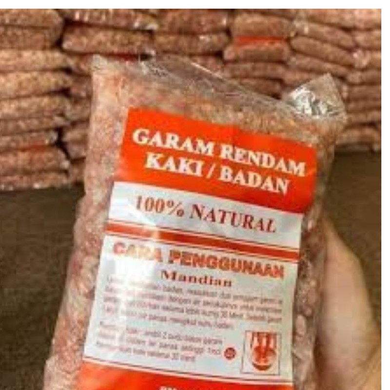 Garam Rendam Kaki Garam Mandian Himalaya Pink Rock Salt Foot