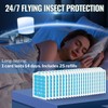 Qualirey 25 Pack Flying Insect Trap Refill Compatible with VEYOFLY