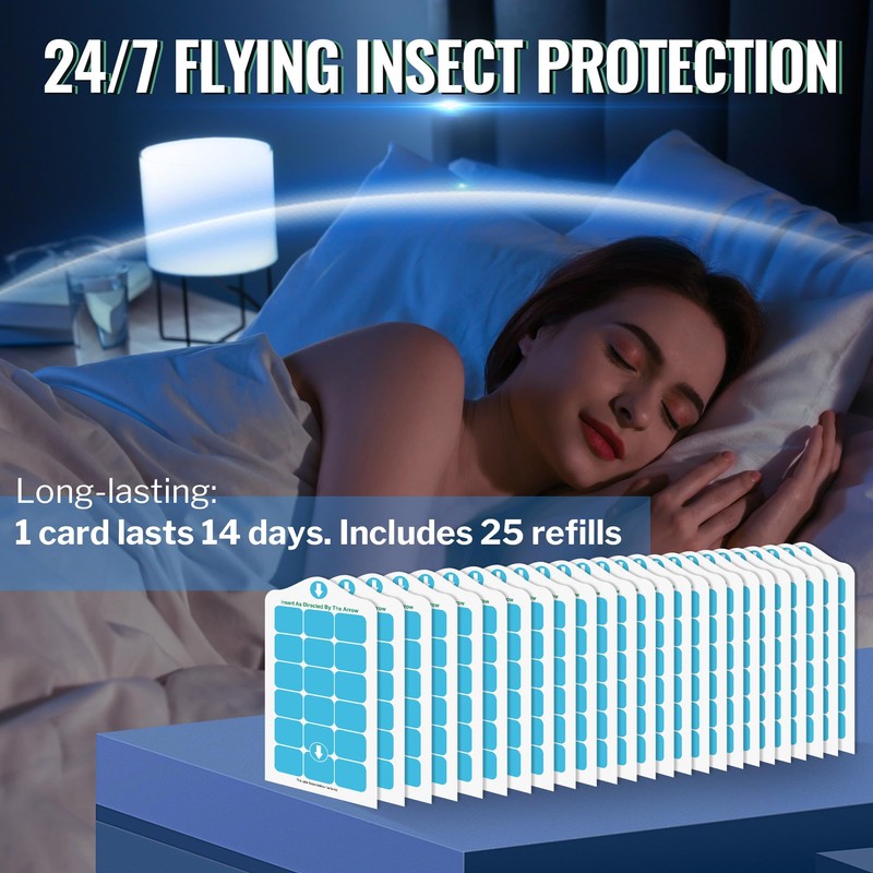Qualirey 25 Pack Flying Insect Trap Refill Compatible with VEYOFLY