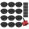 GHVACZS Pack of 12 Cable Grommet Desk, Round 60 mm