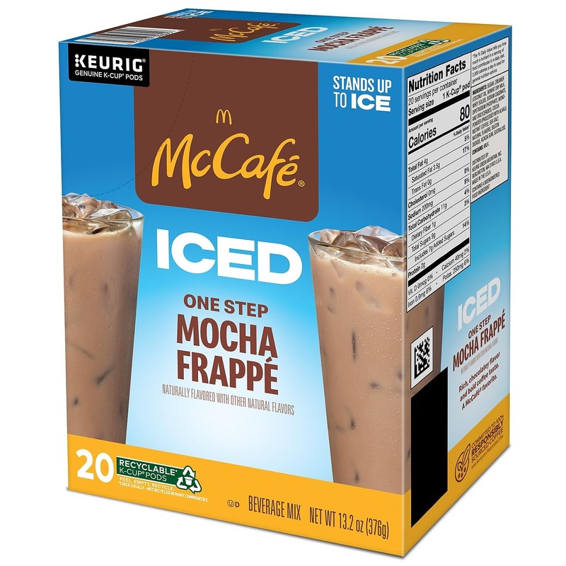 McCafe ICED One Step Mocha Frappe, Keurig Single Serve K-Cup