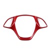 Steering Wheel Cover Trim Real Carbon Fiber 1PCS Compatible with
