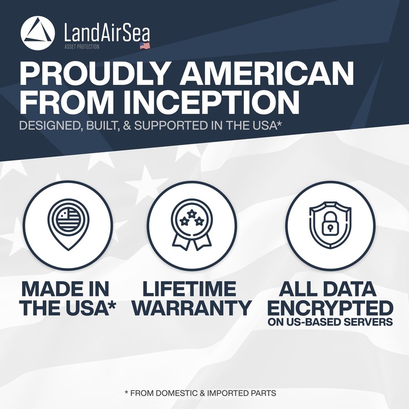 LandAirSea Sync GPS Tracker - 8.95 per month. Full Global
