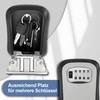 GOOPOOL Key Safe with Number Code, Key Safe for Home,